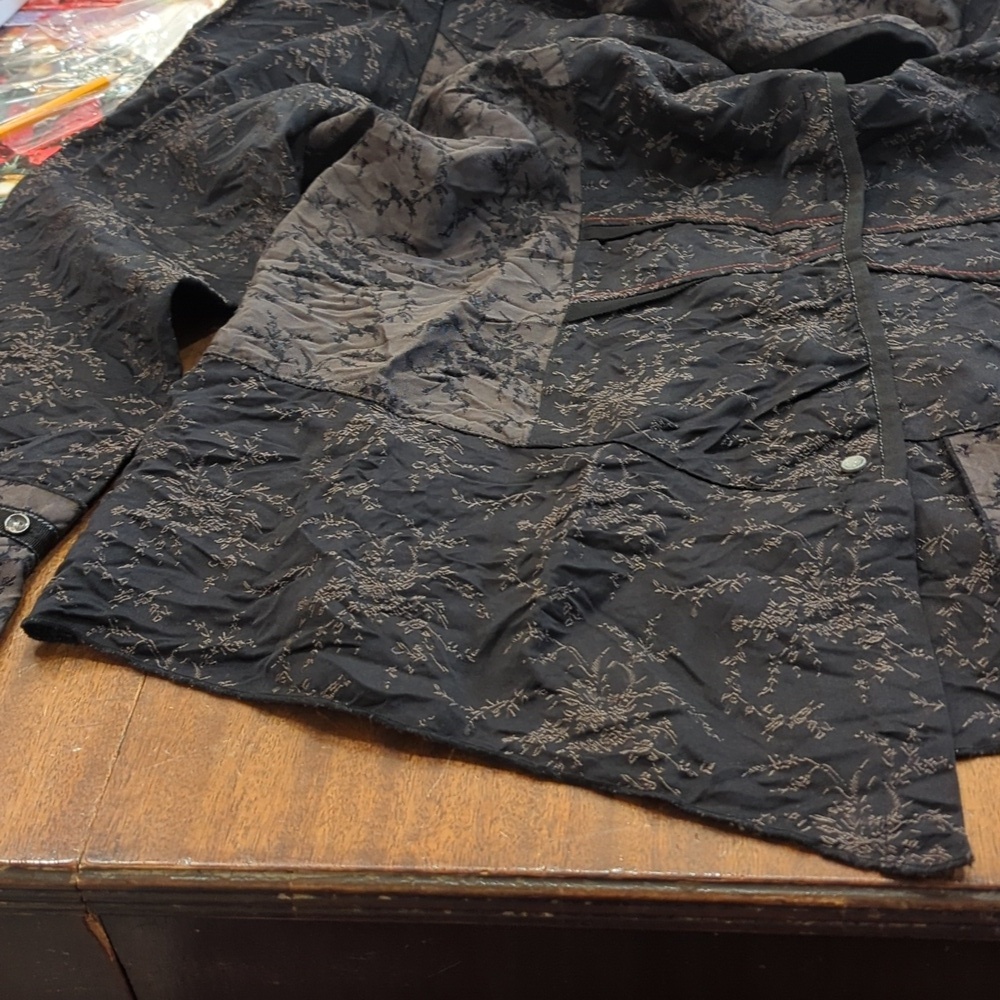 Vintage Lauren Vidal Black Blouse - Picture 9 of 15